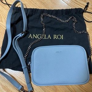 ANGELA ROI Grace Mini Crossbody bag in blue